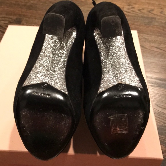 100% Authentic Miu Miu black suede size 38 boot. - Picture 2 of 5